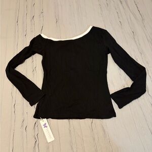 NWT Darong Long Sleeve off the Shoulder Top | Size M